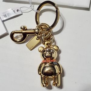 NWT Coach 3D Bear keychain/bag charm